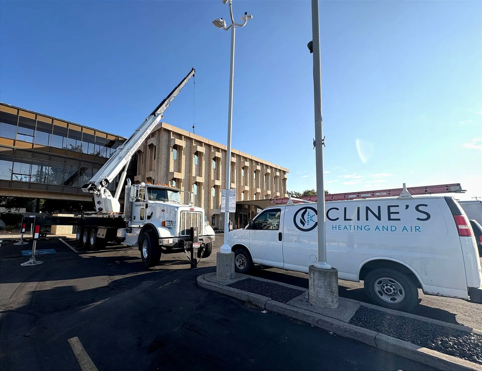 commercial tooftop HVAC intallation 