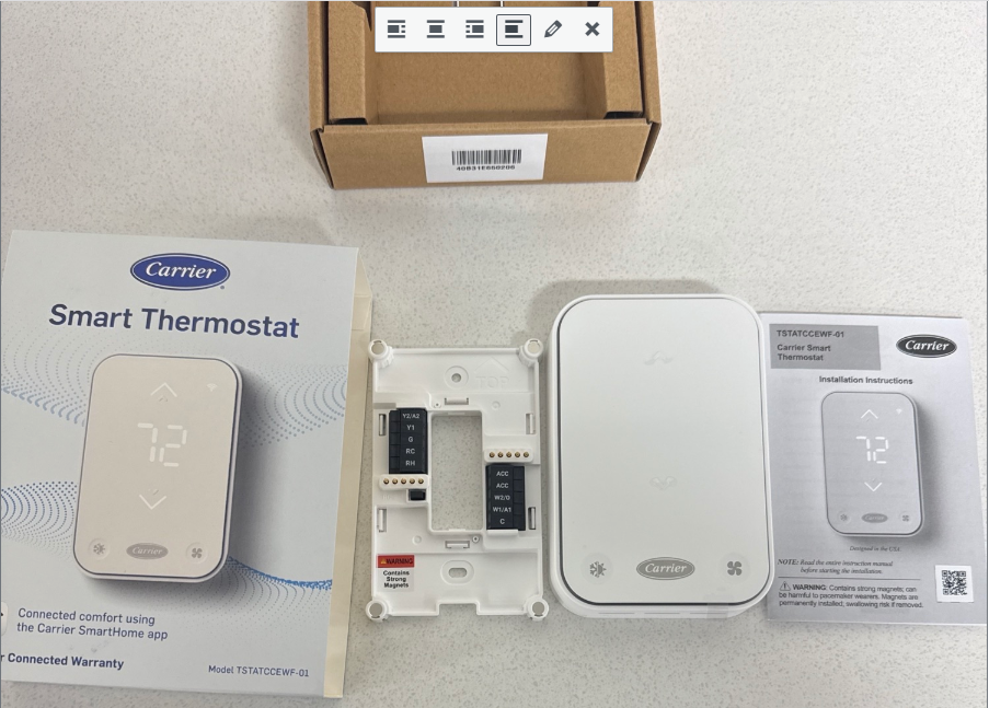 Thermostat Testing and Calibration residential HVAC service - smart thermostat