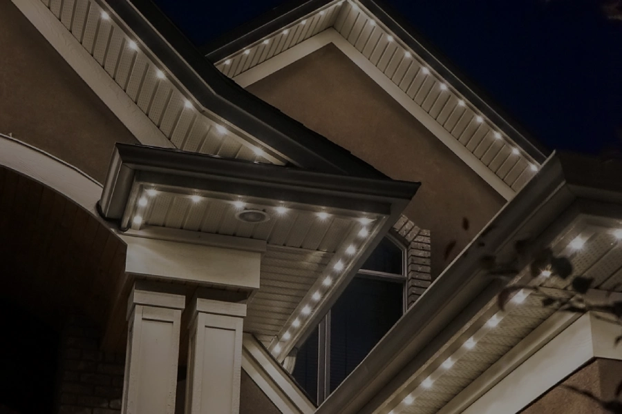  Permanent Christmas Light Installation in Spokane 